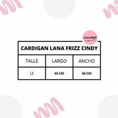 CARDIGAN LANA FRIZZ CINDY - comprar online