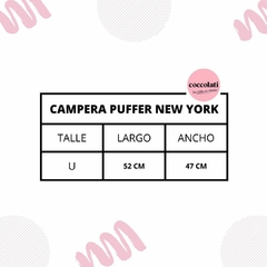CAMPERA PUFFER NEW YORK - Coccolati