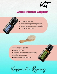 Peppermint + Alecrim (Rosemary) doTERRA® 5ml BLEND PARA CRESCIMENTO CAPILAR! - comprar online