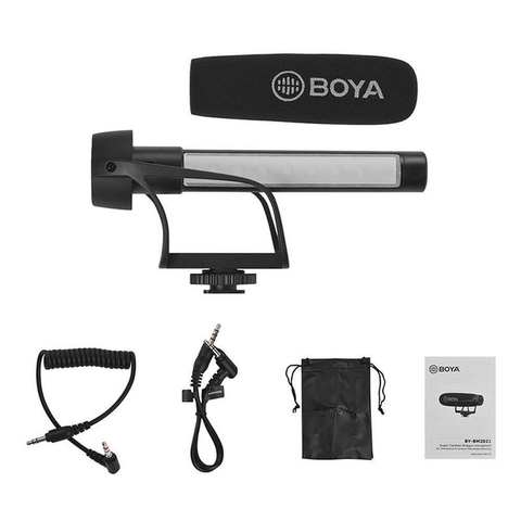 Microfone Direcional Para Câmera E Celular Profissional Boya - By-bm2021