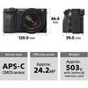 Câmera Mirrorless Sony Alpha A6600 Kit 16-50mm