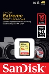 Cartão De Memória Sandisk 16gb Extreme 90mb/s