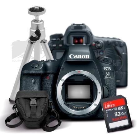 Câmera Canon Eos 6d Mark II Corpo + Sd 32gb + Case + Tripé