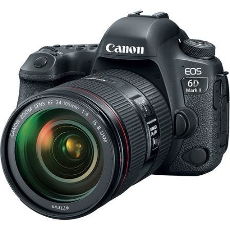 Câmera Canon Eos 6d Mark II Ef 24-105mm F/4l Is Ii Usm