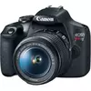 Câmera Canon Eos Rebel T7+ Com Lente Ef-s 18-55mm Is II (2000d)