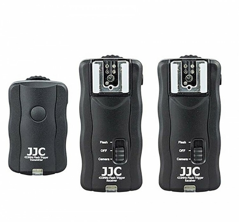 Radio Flash Jjc Jf-u2 3 Em 1 - Kit Com 1 Transmissor E 2 Receptores