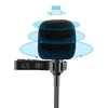Microfone De Lapela Duplo Mamen Km D1 Pro Para Câmera E Celulares