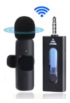 Kit 2 Microfone Lapela K35 Pro Sem Fio Profissional