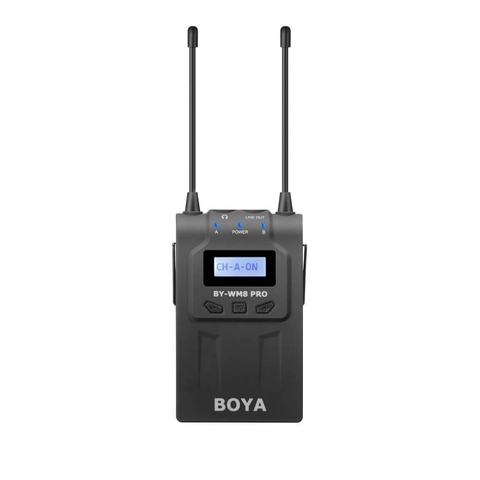 Receptor Uhf Sem Fio Boya Rx8 Pro