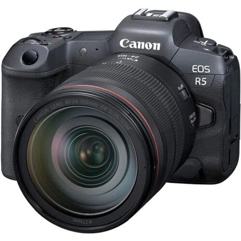 Câmera Canon Eos R5 45mp Com 24-105mm F/4l