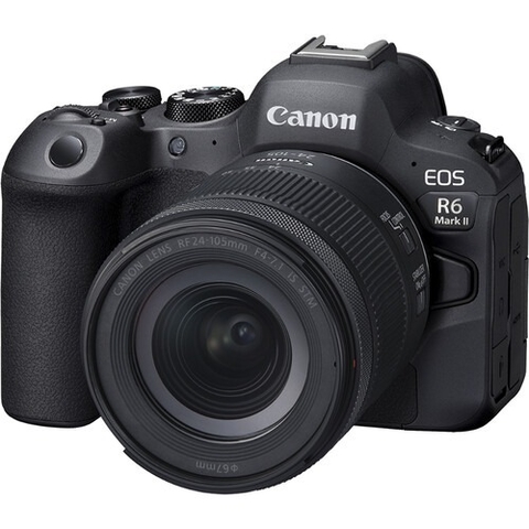 Câmera Canon Mirrorless Eos R6 Mark II Com Lente 24-105mm F/4-7.1 Is Stm