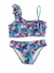 Bikini un hombro con volado por delante - Flor Tropical