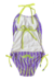 Trikini - Rayas Onduladas Violeta y Verde - comprar online