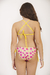 Trikini - Clavel rosa con fondo Amarillo - tienda online