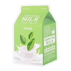 A´Pieu Milk Sheet Mask Green Tea