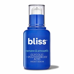 Bliss Renew & Smooth Night Glycolic Acid Serum