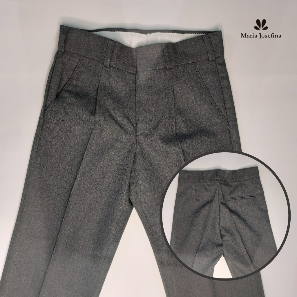 Pantalón De Vestir Formal | Gris |Slim-Fit