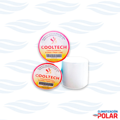 Cinta de PVC con adhesivo COOL TECH blanca 7 cm X 20 mts