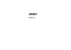 Control remoto Mod AR807 Samsung - Climatización Polar