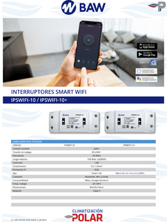 Interruptor Inteligente WIFI BAW mod IPSWIFI-10 - comprar online