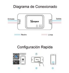 Interruptor inalambrico Wifi SONOFF Mod BASICR3 en internet