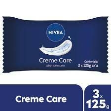 NIVEA jabon humec Creme Care 3x125g