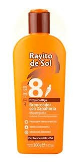 RAYITO DE SOL F8 bronceador c/ zanahoria x200