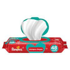 PAMPERS toallitas humedas SIEMPRE LIMPIO x 48