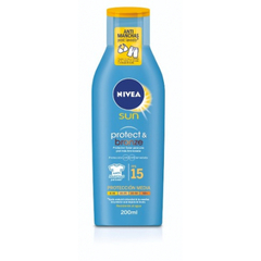 NIVEA SUN (5556) F15 p & bronze x200