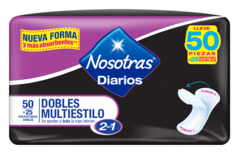 NOSOTRAS 44586 protectores diarios dobles x25