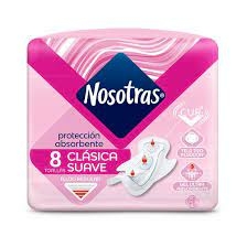NOSOTRAS 110010 toallitas clasica rapisec x8