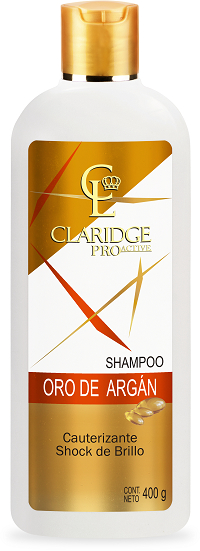 CLARIDGE ORO DE ARGAN shampoo x400