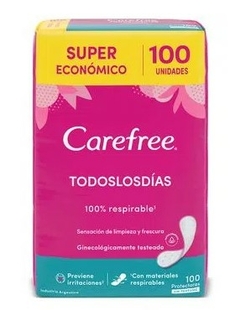 CAREFREE TODOS LOS DIAS protectores x100