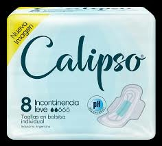 CALIPSO 102549 toallas incontinencia leve x8