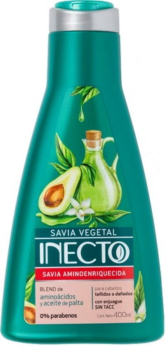 INECTO savia vegetal x400 AMINOENRIQUECIDA