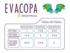 EVACOPA menstrual talle 1 - comprar online