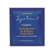 SYSTEM 3 shampoo neut.reflejos naranja sachet