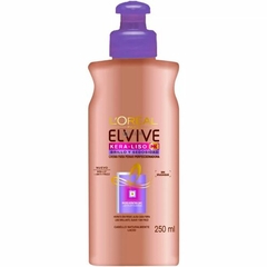 ELVIVE crema para peinar x250 KERA-LISO BRILLO Y SEDOSIDAD