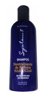 SYSTEM 3 shampoo anti reflejos naranja x 375