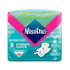 NOSOTRAS NORMAL SUAVE toallitas x 8