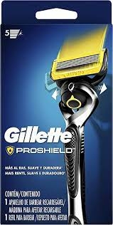 GILLETTE PROSHIELD maquina 5 filos en caja