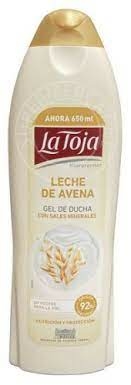 LA TOJA hidroterm LECHE AVENA gel ducha x 650