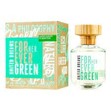 BENETTON U.DREAMS FOREVER GREEN HER edt x 80