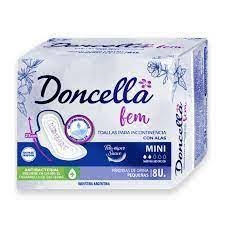 DONCELLA toalla p/incontinencia mini x8