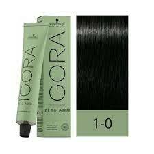 IGORA ZERO AMM coloracion x 60 Nº 1-0