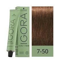 IGORA ZERO AMM coloracion x 60 Nº 7-50