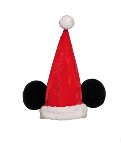 Gorro Mickey Noel p/ ponteira de Árvore