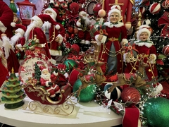 Papai Noel com Renas resina 57,3x38,5cm- PRÉ-VENDA - comprar online