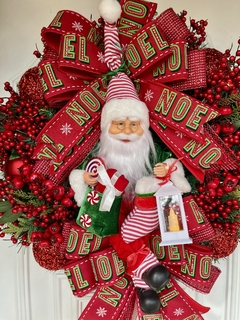 Guirlanda De Natal Noel 65cm C/ Led - comprar online