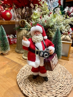 Papai Noel Turista Colecionável 30cm na internet